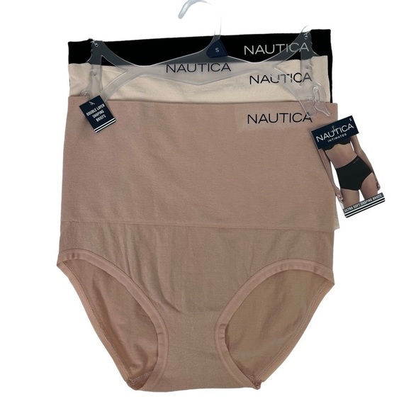 Nautica Intimates Women’s Ultra Soft Shaping Briefs Sz Small Lot/3 Multi Colors - Picture 1 of 6
